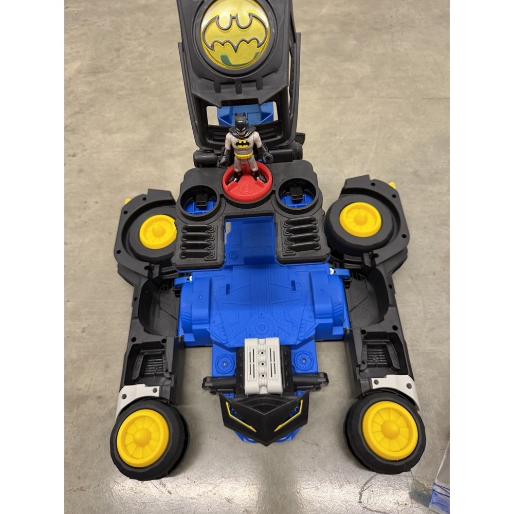 Fisher Price Imaginext DC Transforming BATMAN Batmobile R/C Car - Tested Works - Picture 14 of 15